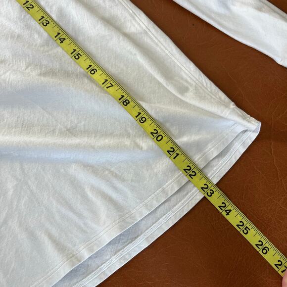 Lululemon Boat Neck Cream Color Oversize Loose Fit Long Sleeve T Shirt Medium - Picture 6 of 6